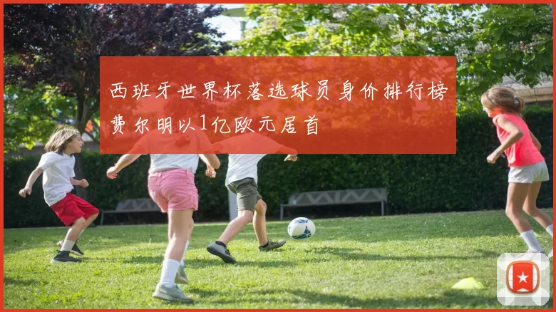 西班牙世界杯落选球员身价排行榜费尔明以1亿欧元居首